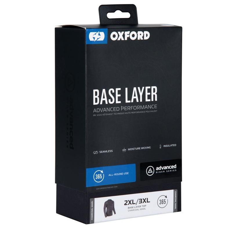 Oxford Advanced Base Layer thermisch ondergoed zwart-grijs
