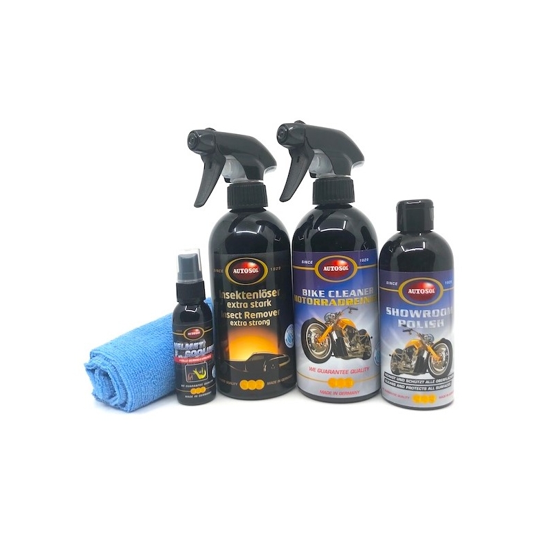 Autosol geschenkset voor het reinigen van toermotoren