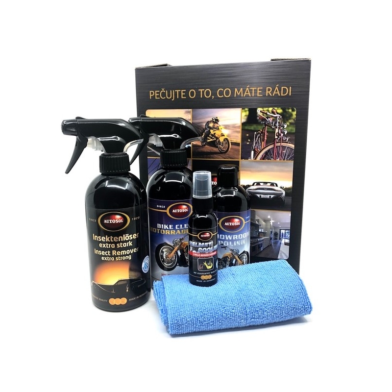 Autosol geschenkset voor het reinigen van toermotoren