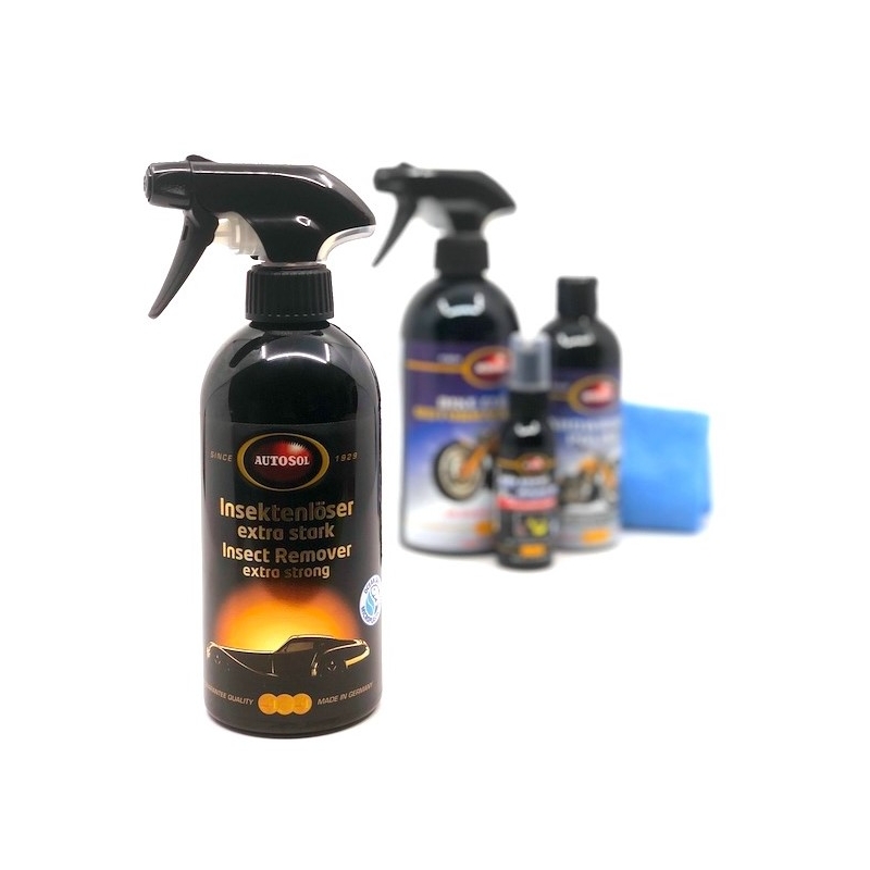 Autosol geschenkset voor het reinigen van toermotoren