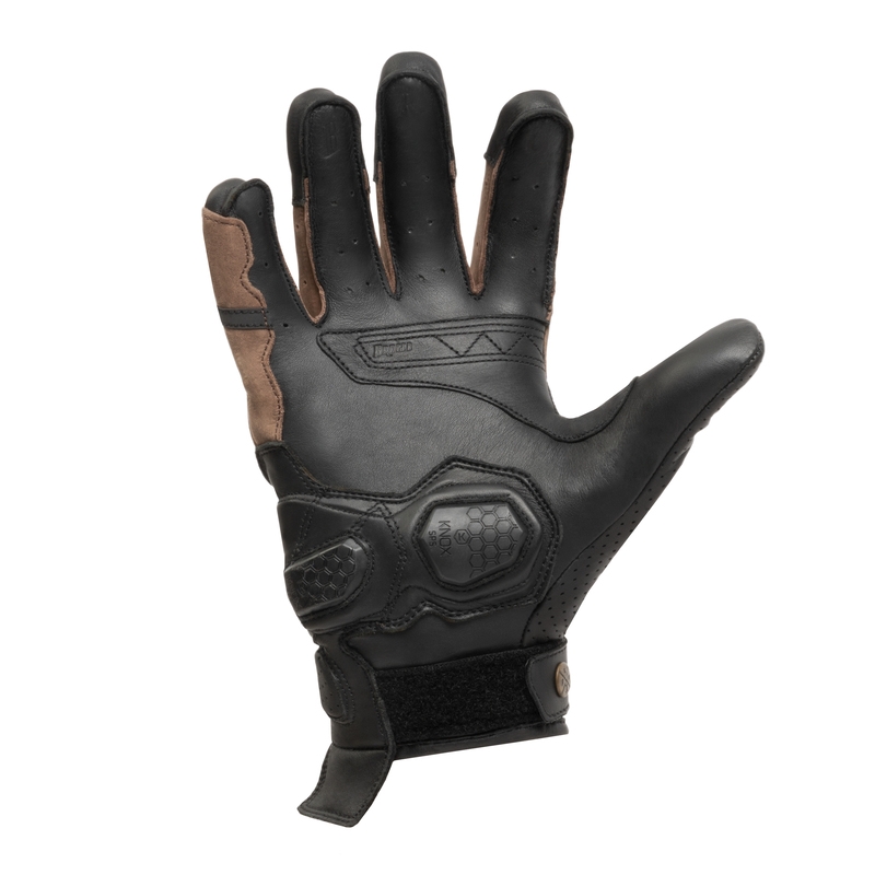 Dames motorhandschoenen BROGER Ohio vintage bruin uitverkoop