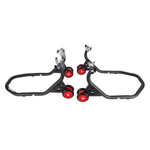 R-TECH EVO motostandaard set (voor + achter met wielen)