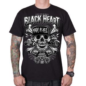 Heren T-shirt Black Heart Sinner zwart