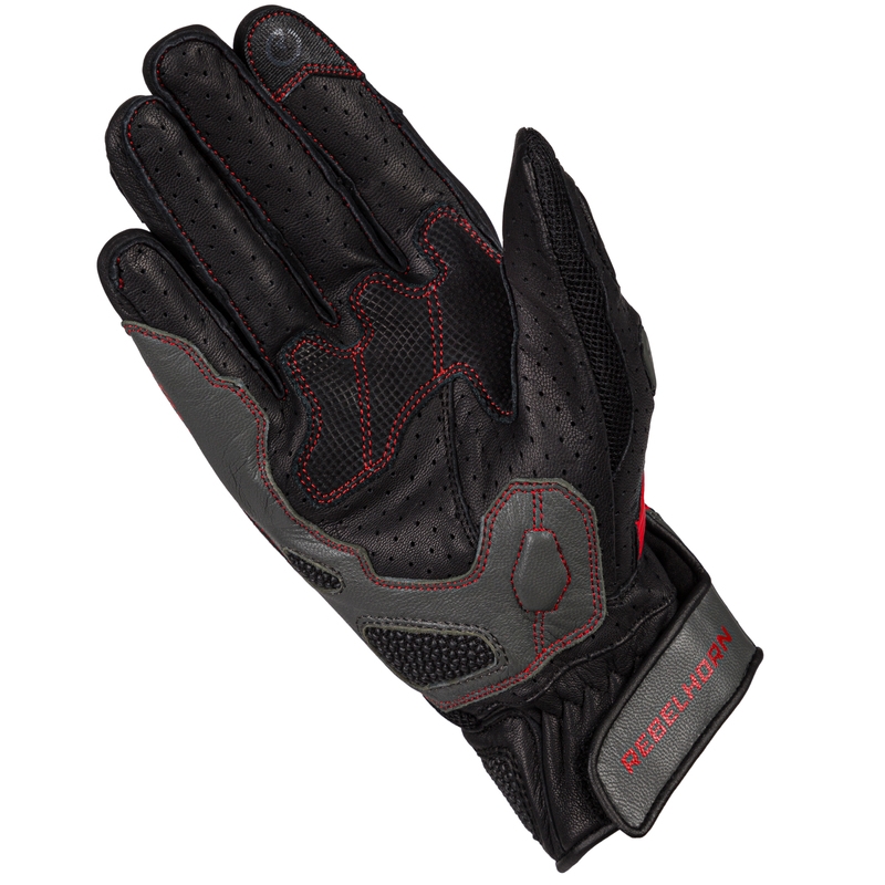 Rebelhorn Flux II motorhandschoenen rood en zwart voor dames uitverkoop