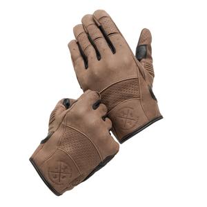 BROGER California Vintage Motorcycle Handschoenen Bruin uitverkoop