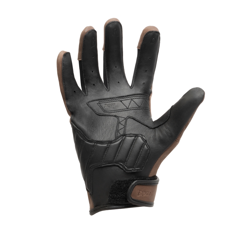 BROGER California Vintage Motorcycle Handschoenen Bruin uitverkoop