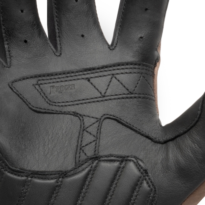 BROGER California Vintage Motorcycle Handschoenen Bruin uitverkoop