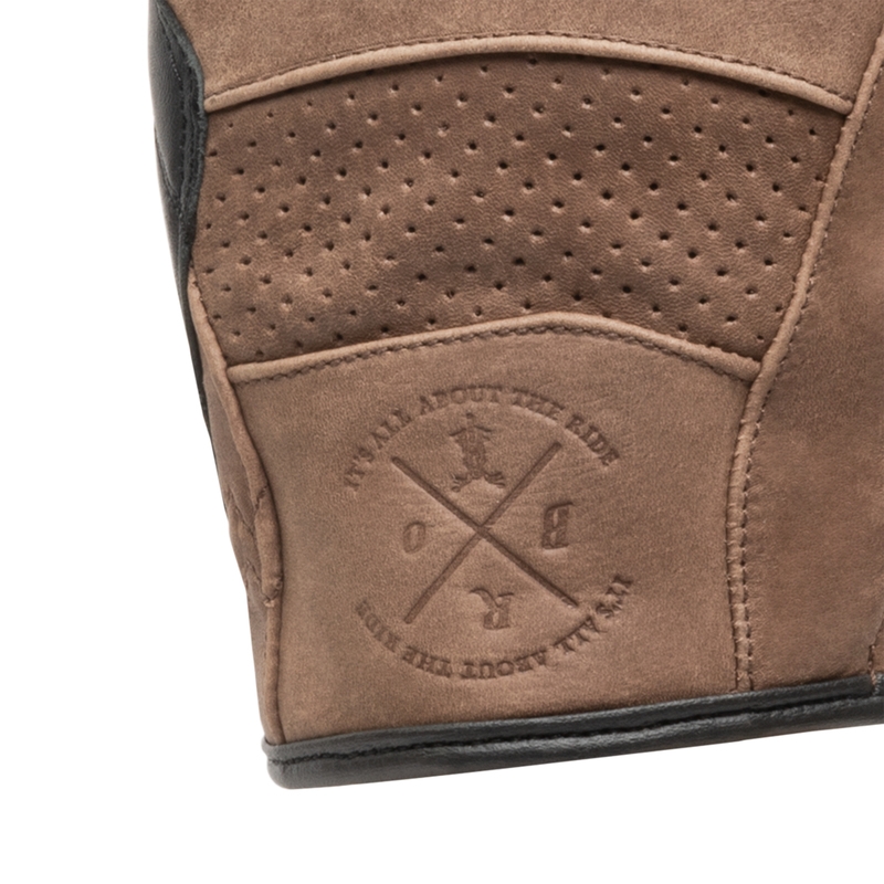 BROGER California Vintage Motorcycle Handschoenen Bruin uitverkoop