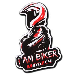 MotoZem Ik ben motorrijder - Man magneet