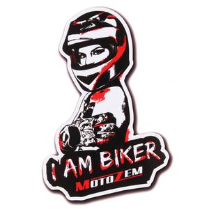 MotoZem Ik Ben Motorrijder Magneet - Vrouw