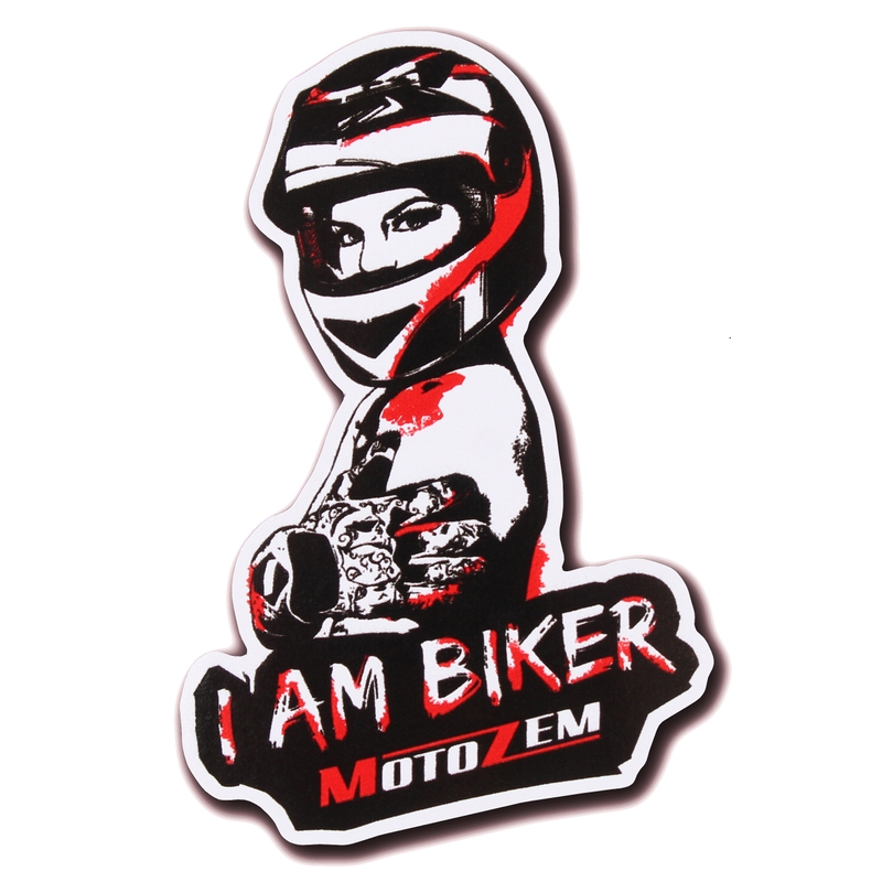 MotoZem Ik Ben Motorrijder Magneet - Vrouw