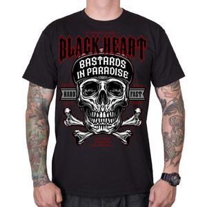 Heren-T-shirt Zwart Hart Bastard In Paradise zwart
