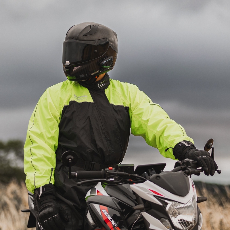 Oxford Rain Seal 22 zwart-fluogeel