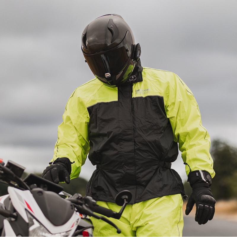 Oxford Rain Seal 22 zwart-fluo geel regenjack