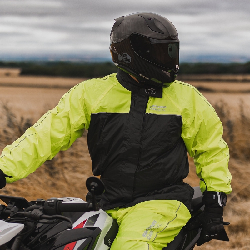 Oxford Rain Seal 22 zwart-fluo geel regenjack