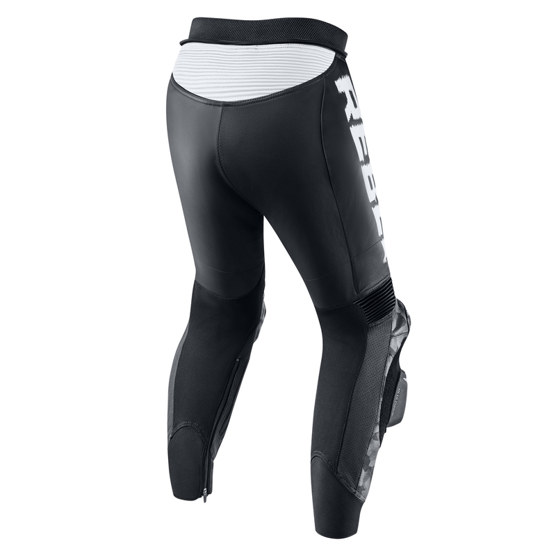 Rebelhorn Rebel zwart-witte motorbroek uitverkoop