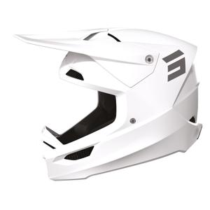 Motorcross Helm Shot Furious Solid Wit