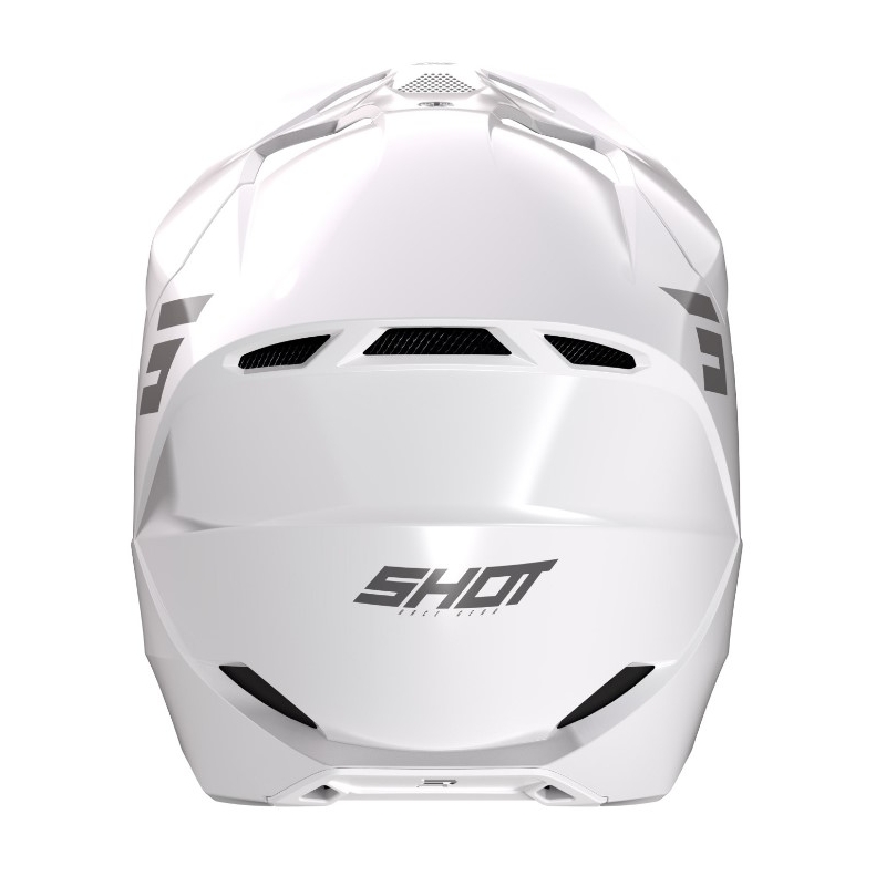 Motorcross Helm Shot Furious Solid Wit