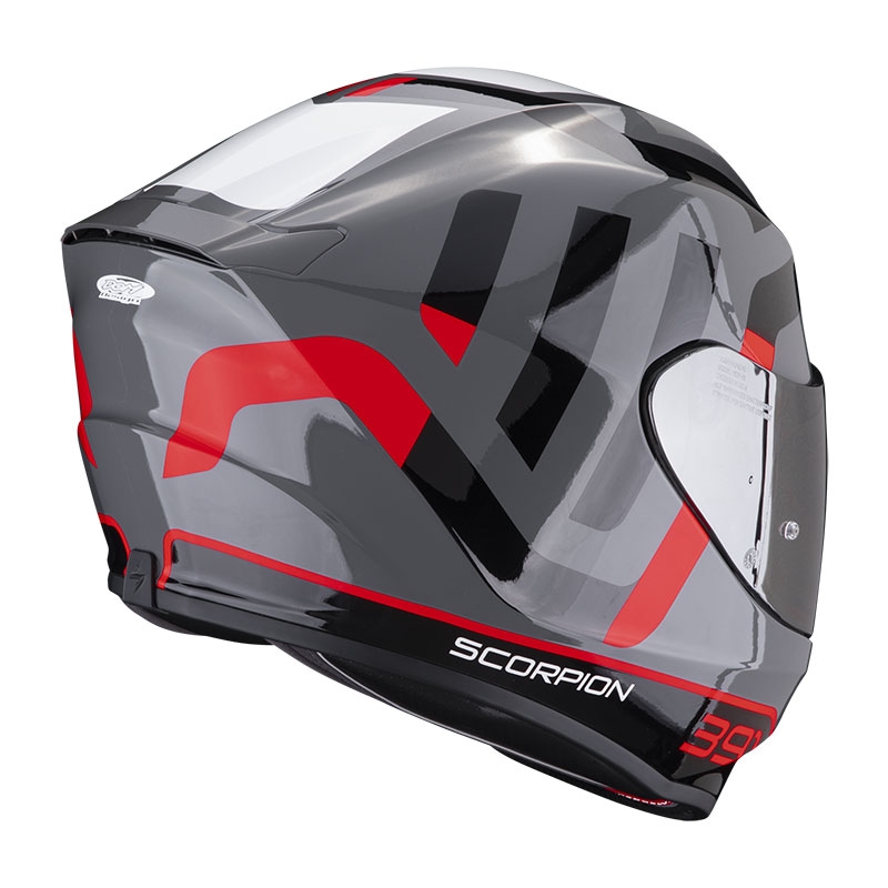 Integraalhelm Scorpion EXO-391 Arok grijs-rood-zwart uitverkoop