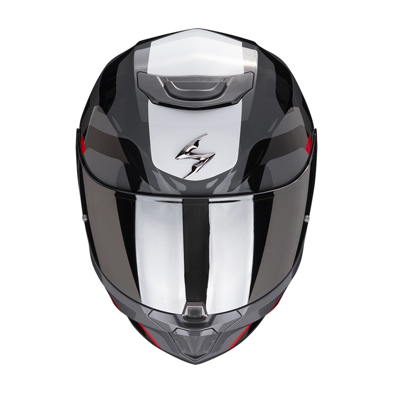 Integraalhelm Scorpion EXO-391 Arok grijs-rood-zwart uitverkoop
