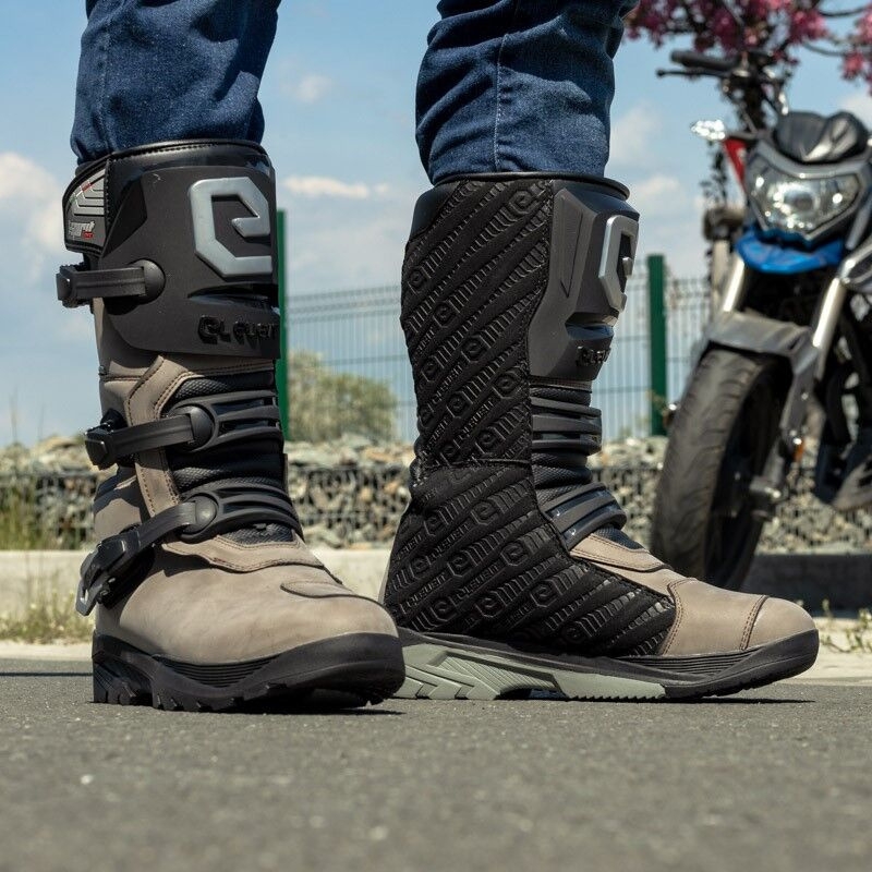 Boty na motorku Eleveit T Spirit Evo WP hnědé