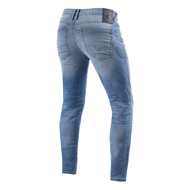 Motorbroek Revit Piston 2 SK lichtblauw uitverkoop
