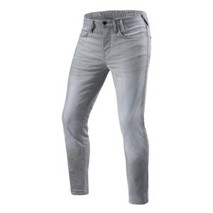 Motorjeans Revit Piston 2 SK lichtgrijs cropped uitverkoop