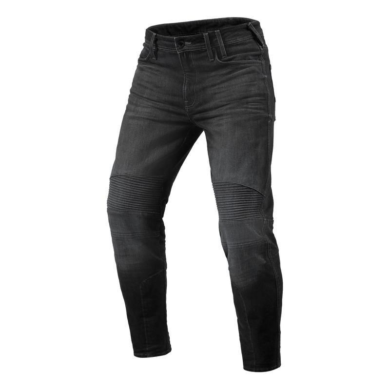 Revit Moto 2 TF Zwart Cropped Motorcycle Jeans