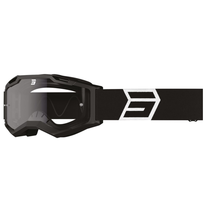Motorcrossbril Shot Assault 2.0 Solar wit-zwart