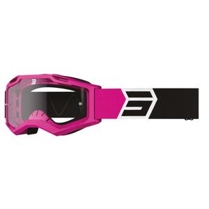 Motorcrossbril Shot Assault 2.0 Solar zwart en roze