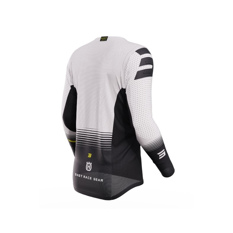 Crossshirt Shot Aerolite Husqvarna LE wit-zwart aanbieding uitverkoop