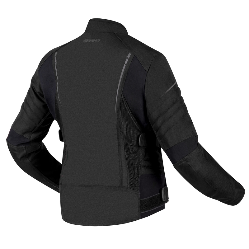 Ozone Flow zwart motorjack voor dames uitverkoop