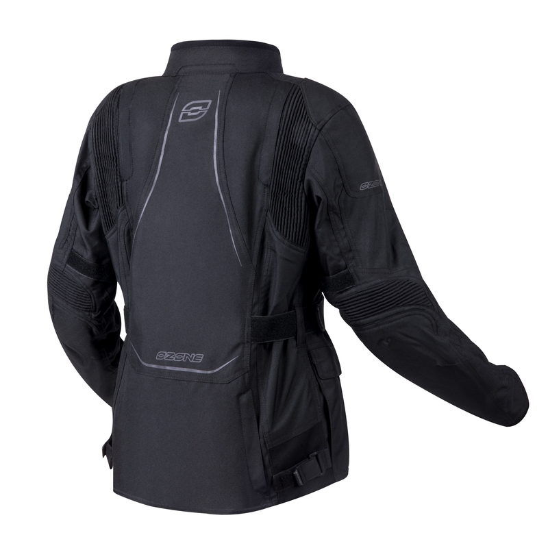Ozone Sahara dames motorjack zwart