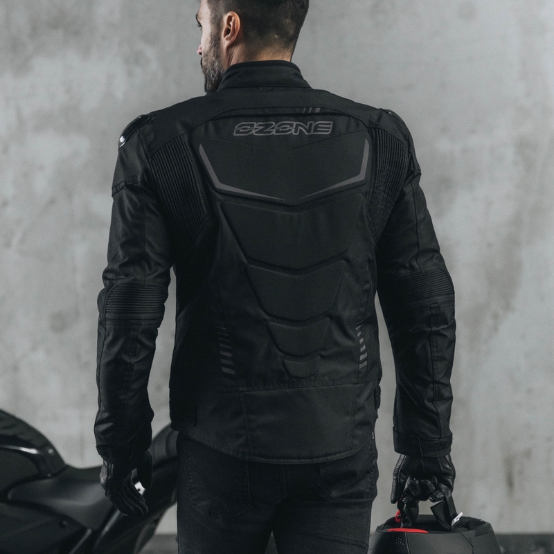 Ozone Pulse motorjack zwart-grijs