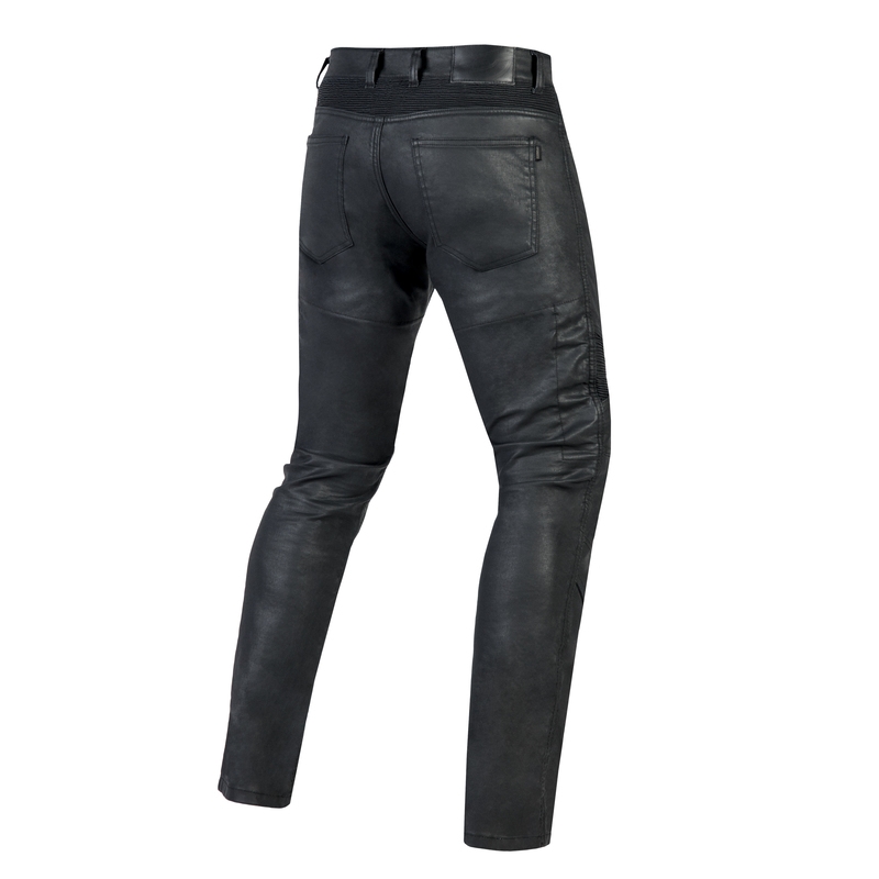 Ozone Rusty Zwarte Motorfiets Jeans uitverkoop