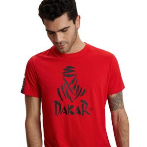 Triko DAKAR LOGO 1 červené