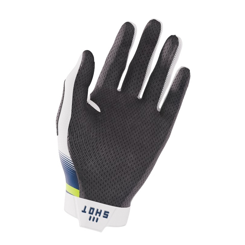 Motocross handschoenen Shot Aerolite Husqvarna LE wit-blauw uitverkoop