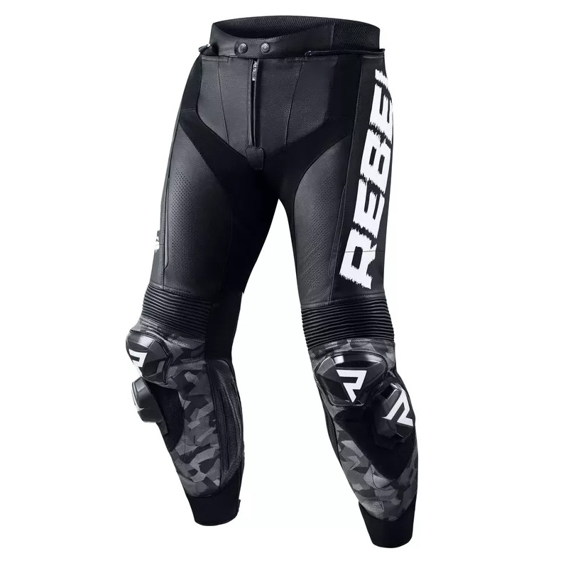 Rebelhorn Rebel zwart-wit motoroverall