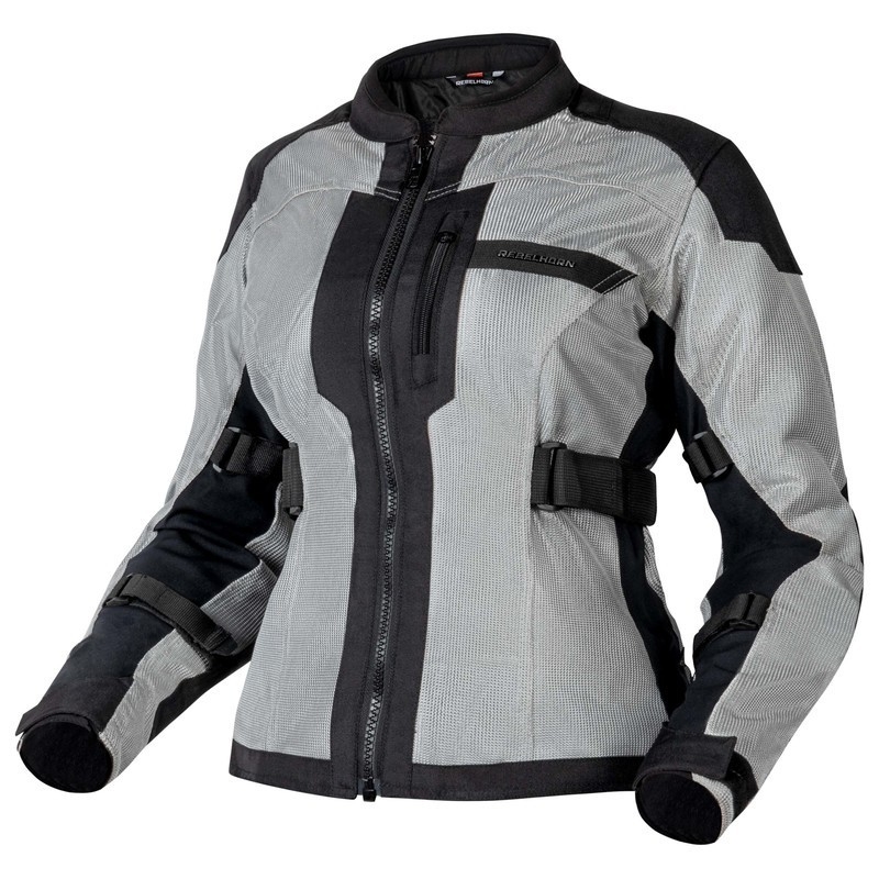Rebelhorn Scandal II dames motorjack zilver en zwart uitverkoop