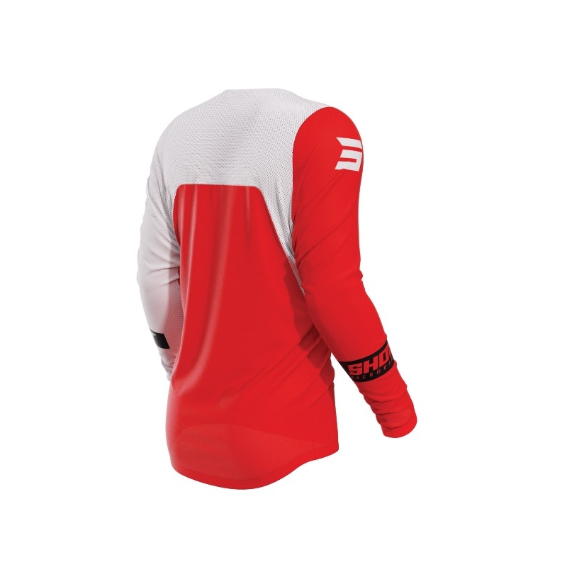 Motorcross trui Shot Contact Scope rood en wit uitverkoop