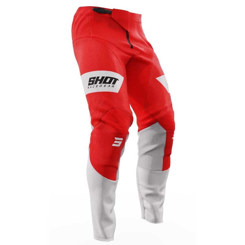 Motorcross Broek Shot Contact Scope wit-rood uitverkoop