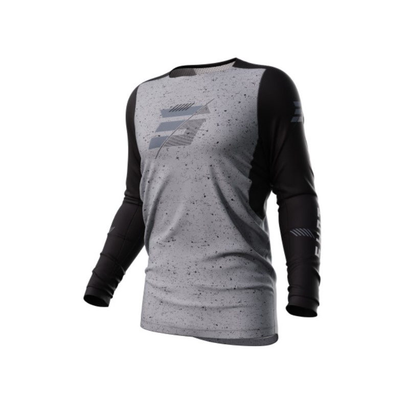Motorcross trui Shot Contact Speck zwart-grijs uitverkoop