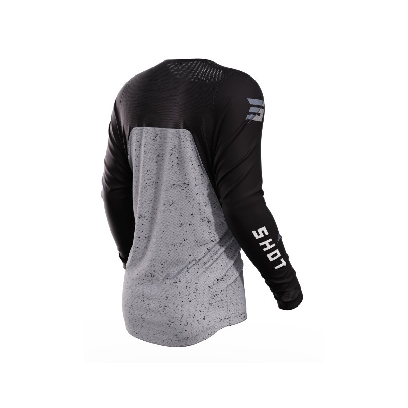 Motorcross trui Shot Contact Speck zwart-grijs uitverkoop