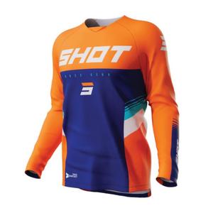 Motorcross trui Shot Contact Tracer blauw-oranje uitverkoop
