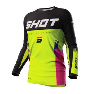 Motorcross trui Shot Contact Tracer zwart-roze-fluo geel uitverkoop