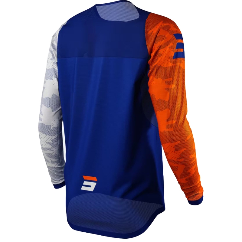 Motokrosový dres Shot Contact Camo modro-bílo-oranžový výprodej