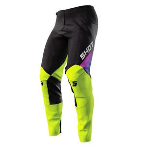 Motorcrossbroek Shot Contact Tracer zwart-fluo geel uitverkoop