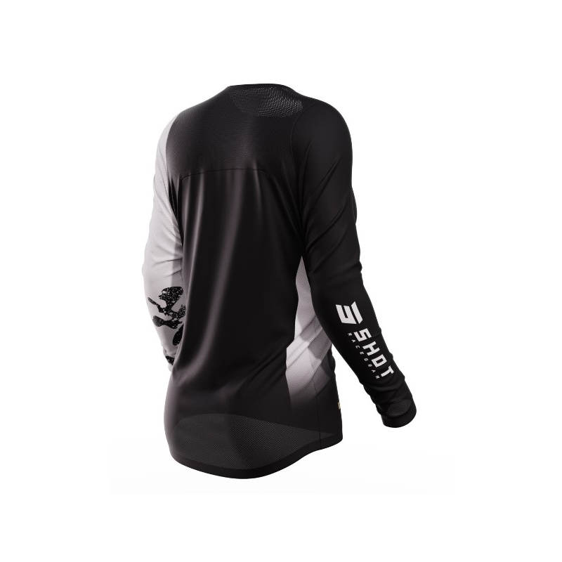 Dames motocrosstrui Shot Contact Shelly 2.0 zwart-wit-bruin uitverkoop