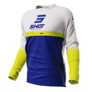 Motorcross trui Shot Devo Reflex blauw-wit-fluo geel uitverkoop