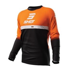 Motorcross trui Shot Devo Reflex zwart-oranje uitverkoop